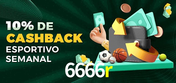10% de bônus de cashback na 6666r