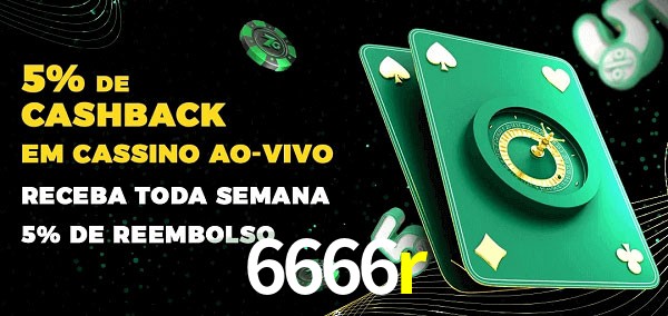 Promoções do cassino ao Vivo 6666r